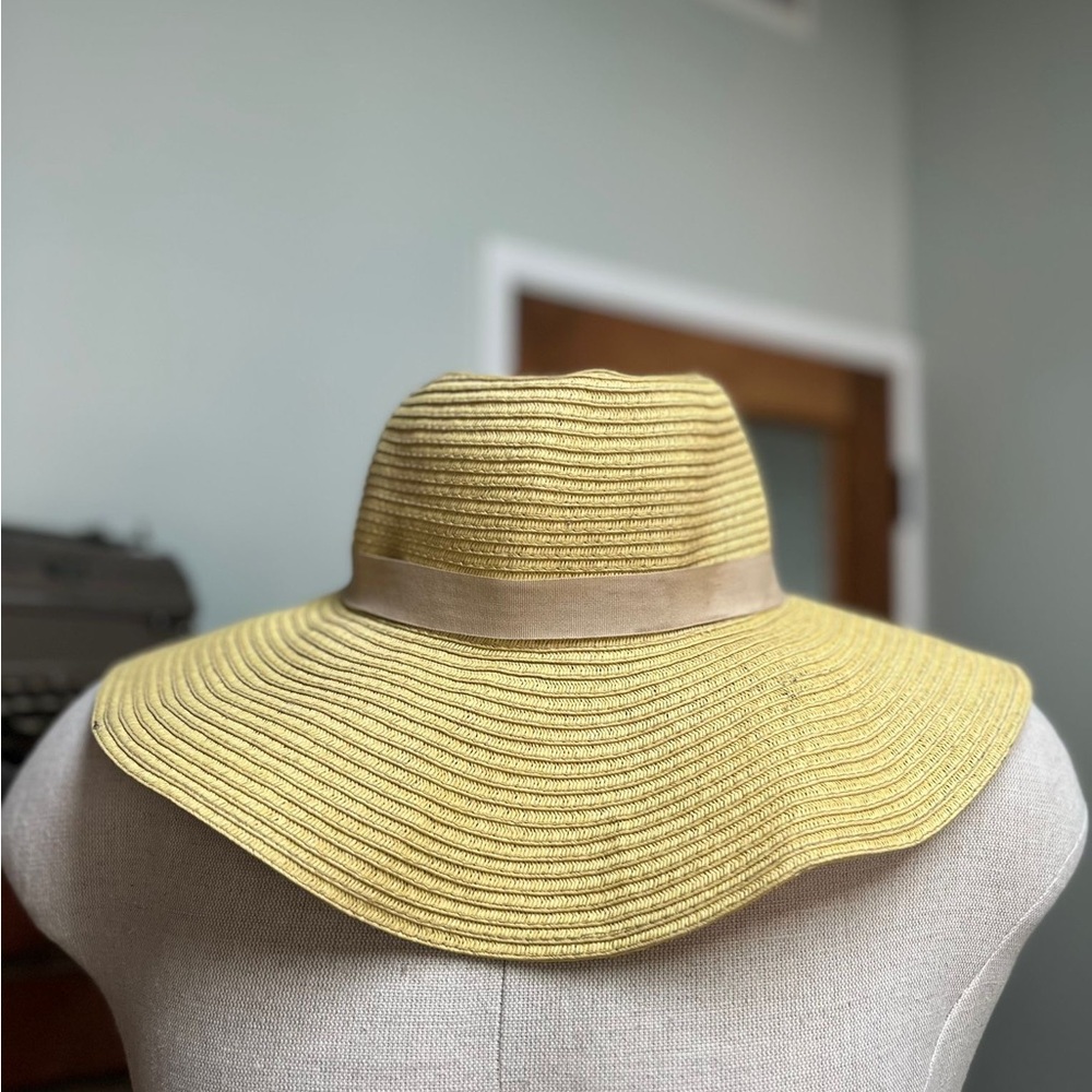 Giant floppy straw hat Goorin